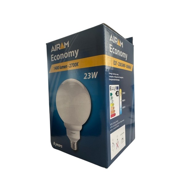 Airam Globo G120 Gel 23w 2700k e27 230v 1400lumen